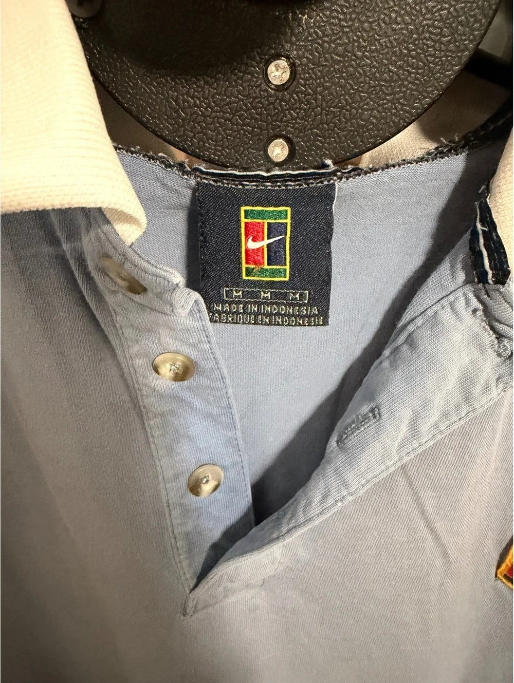 Vintage Nike Court Tennis Polo Shirt Embroidered Logo 90s